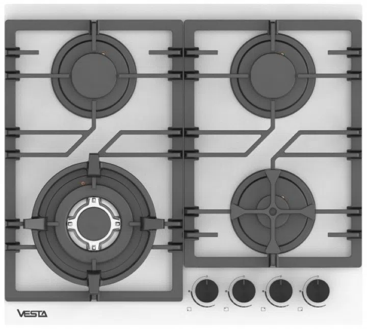 Plită incorporabilă cu gaz Vesta BH6060IСG/W