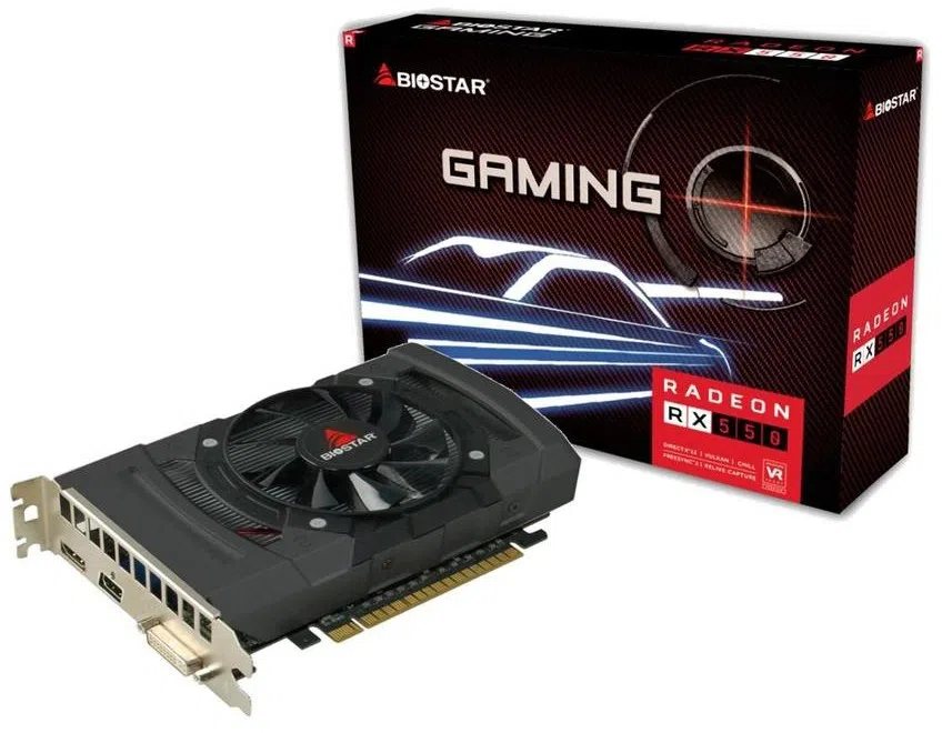 Видеокарта Biostar Radeon RX 550 2Gb GDDR5 (VA5505RF21)