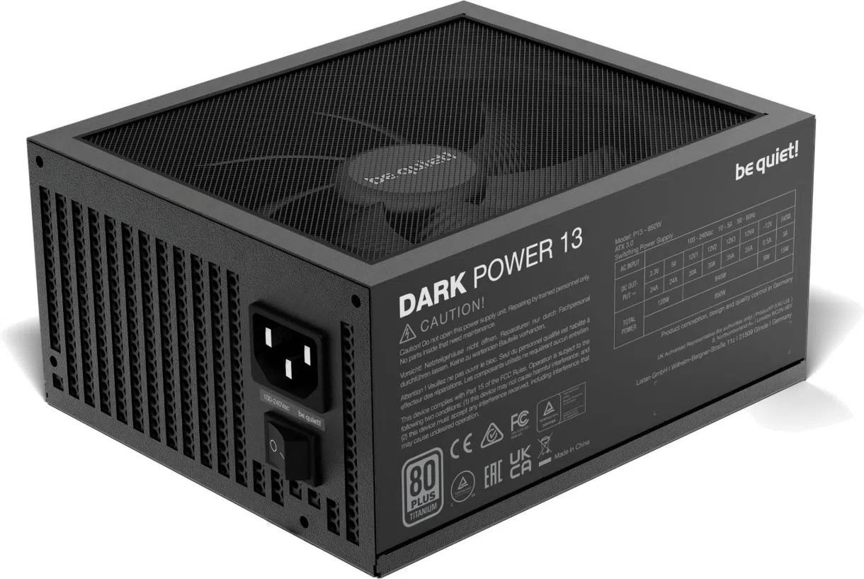 Sursă de alimentare Be quiet! Dark Power 13 850W Titaniu