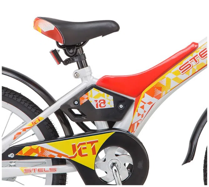 Bicicletă copii Stels Jet 14 White/Red 2018