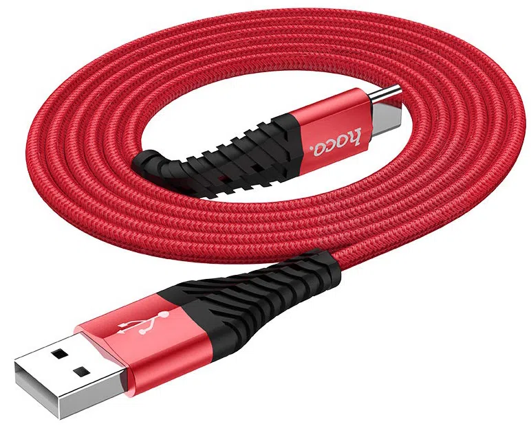 HOCO X38 Cool Charging data cable for Type-C Red
