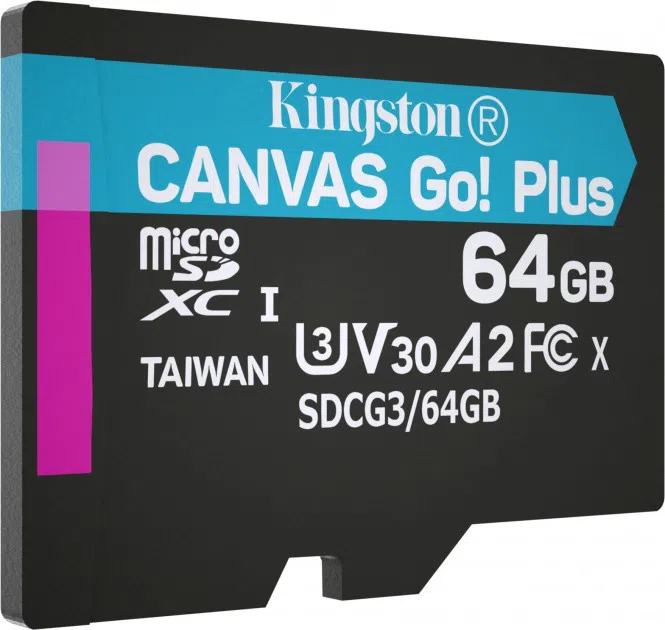 Карта памяти Kingston microSD 64Gb Class10 UHS-I U3 (SDCG3/64GB)