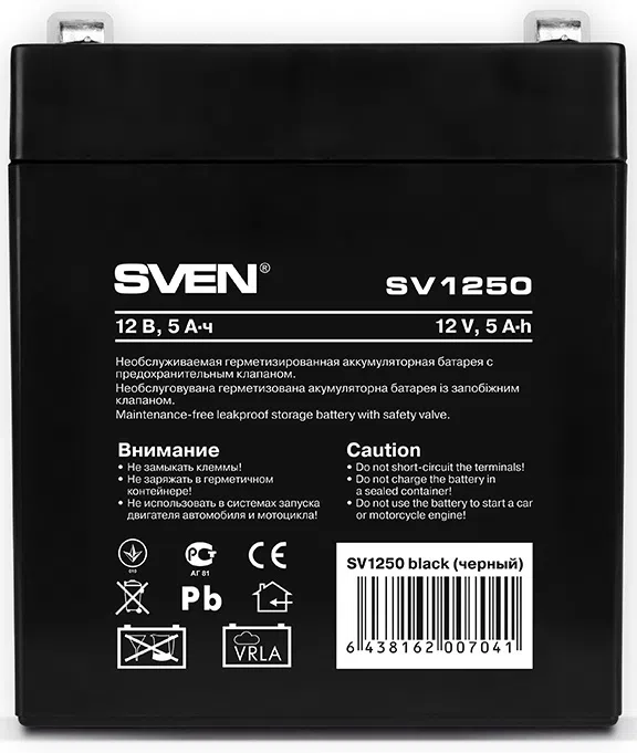 Bateria acumulatorului Sven SV1250