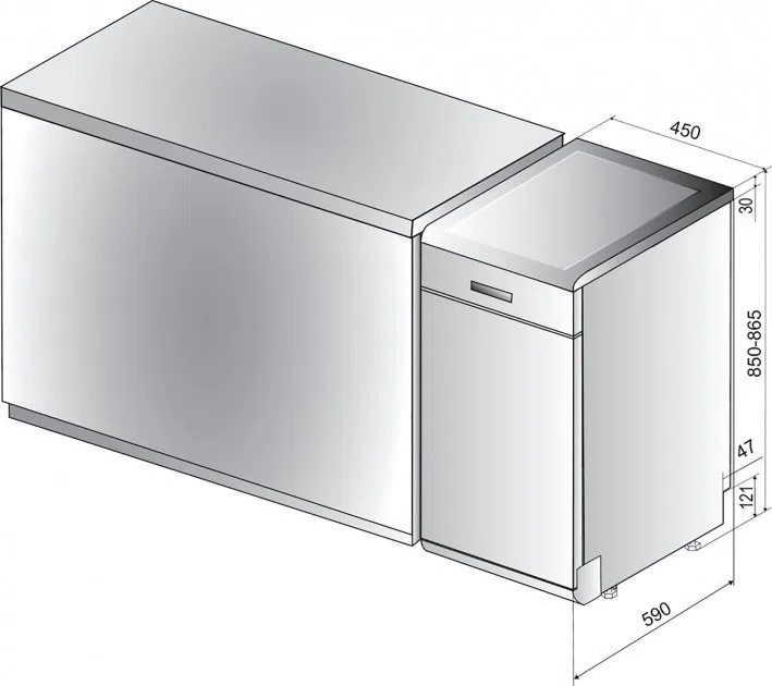 Посудомоечная машина Hotpoint-Ariston HSFO 3T235 WCX