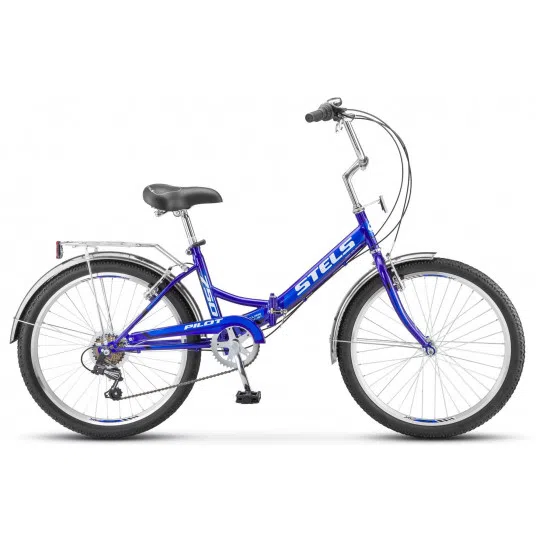 Bicicleta Copii Stels Pilot-750 (24") albastru Velosport