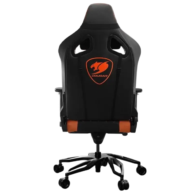 Scaun Gaming Cougar Armor Titan Pro, PVC Piele, Negru/Portocaliu