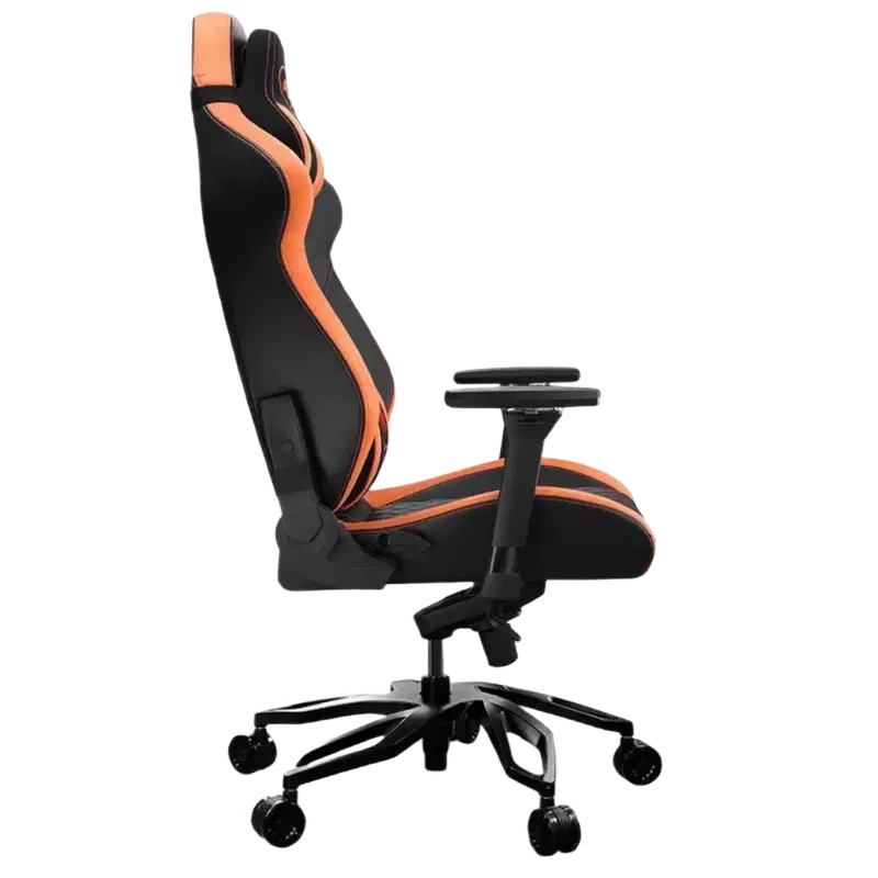 Scaun Gaming Cougar Armor Titan Pro, PVC Piele, Negru/Portocaliu