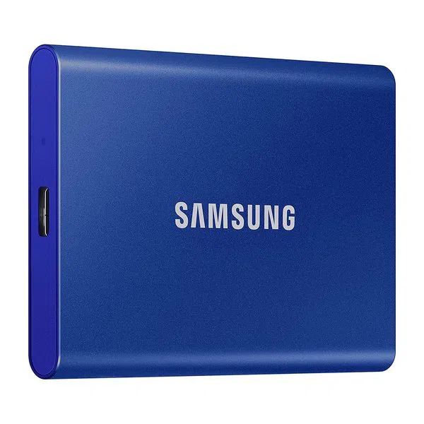 Внешний портативный SSD-накопитель Samsung Portable SSD T7, 1 TB, Синий (MU-PC1T0H/WW)