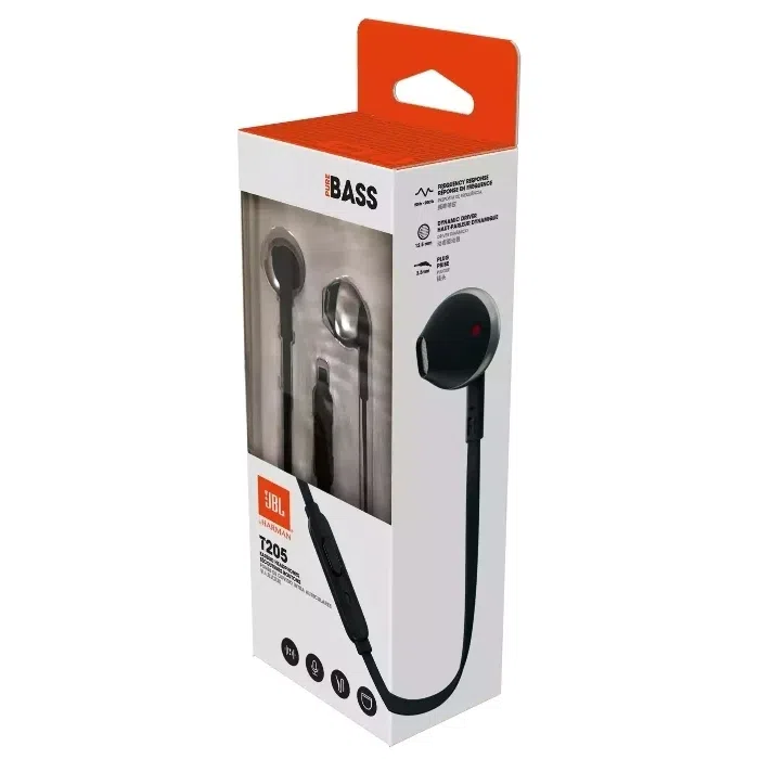 Earphones JBL T205 Black