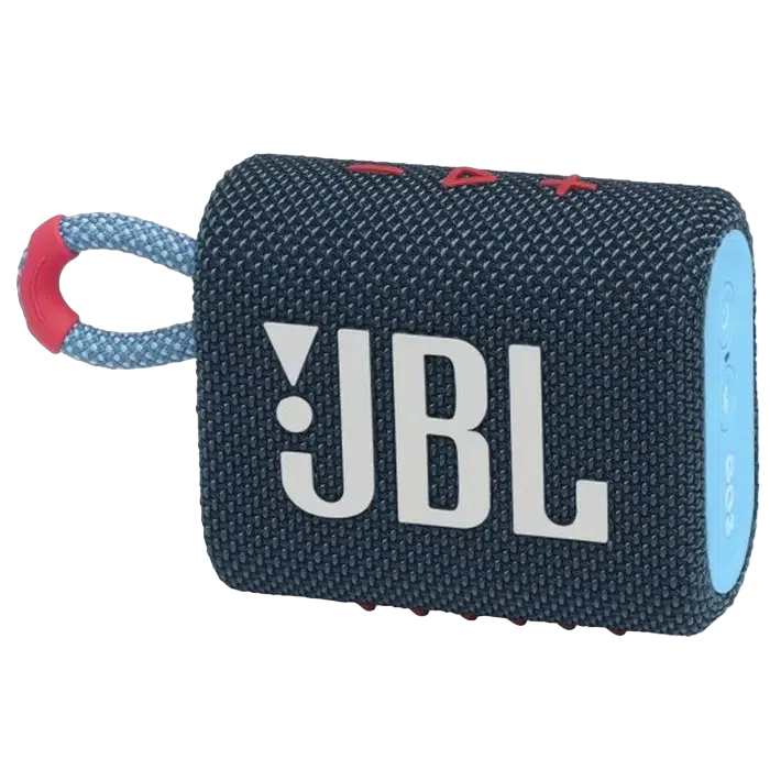 JBL GO 3, Синий/розовый