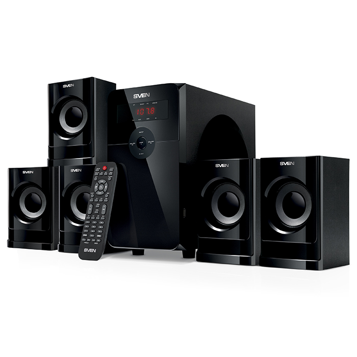 Sistem audio SVEN HT-201, Negru