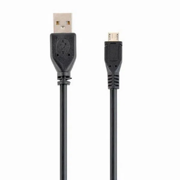 Кабель для зарядки и синхронизации Cablexpert CCP-mUSB2-AMBM-0.5M, USB Type-A/micro-USB, 1м, Чёрный