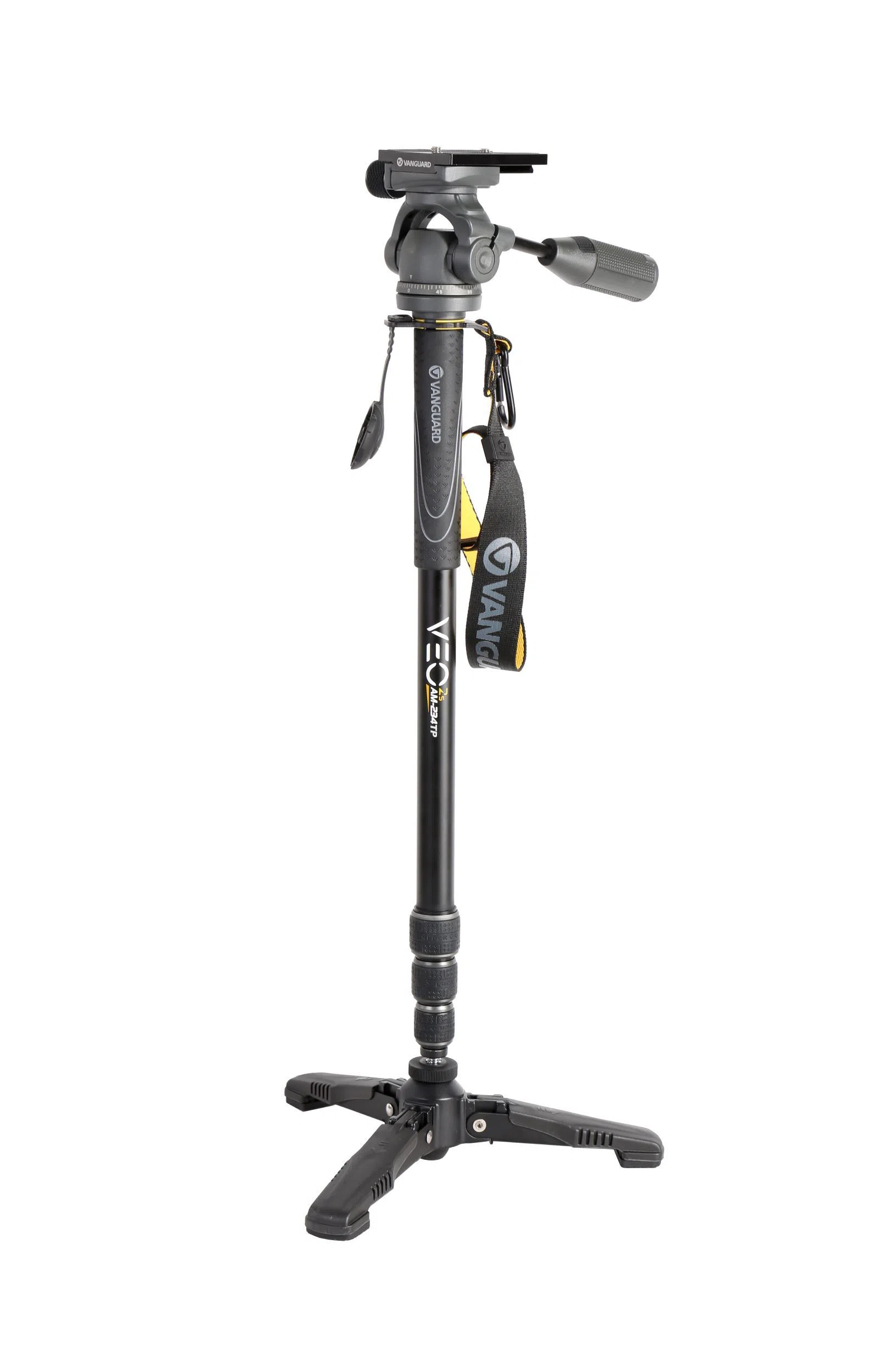 Monopod Vanguard VEO 2S AM-234TP, Aluminium, 4-section, foldable feet, VEO 2 PH-28 2-way pan head