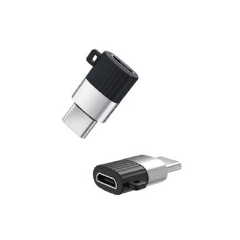 Adaptor XO NB149A, USB Type-C (M)/micro-USB (F), Negru