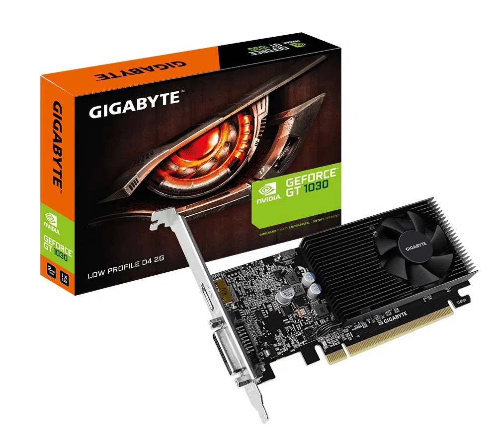 Видеокарта Gigabyte GV-N1030D4-2GL, 2ГБ 64-bit