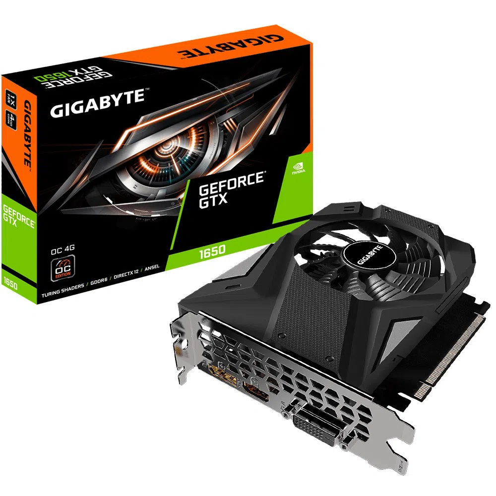 VGA Gigabyte GTX1650 D6 4GB GDDR6 OC (GV-N1656OC-4GD)