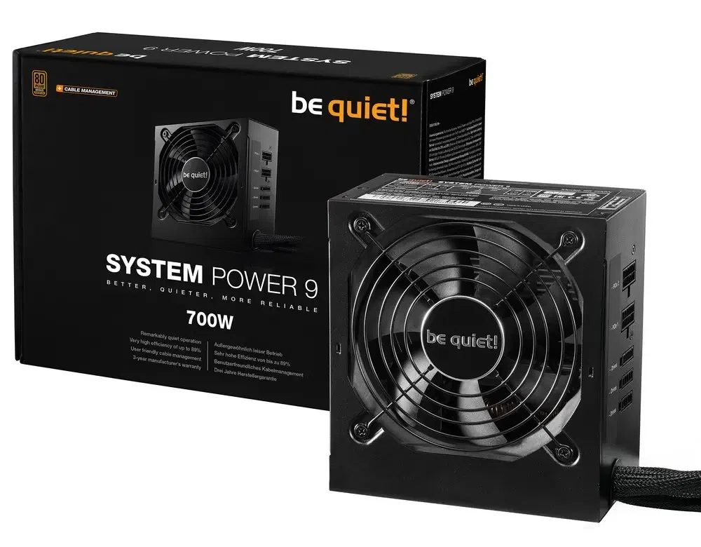 Sursă Alimentare PC be quiet! SYSTEM POWER 9 CM, 700W, ATX, Semi-modular