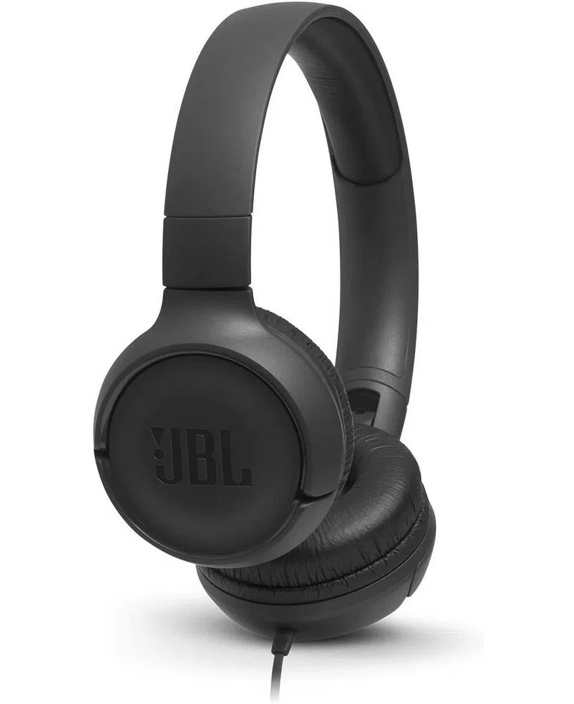 Căști pentru divertisment la domiciliu JBL Tune 500, Cu fir, Negru