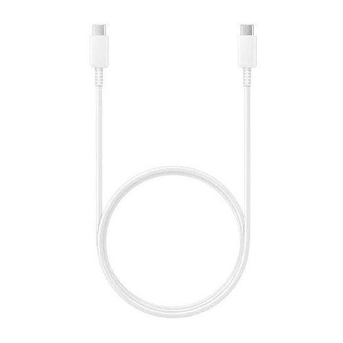 Cablu încărcare și sincronizare Samsung EP-DN975BWRGRU, USB Type-C (F)/Type-C, 1m, Alb