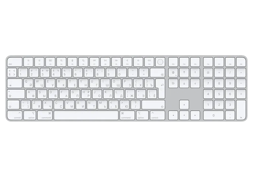 Tastatură Apple MK2C3RS/A, Fără fir, Alb