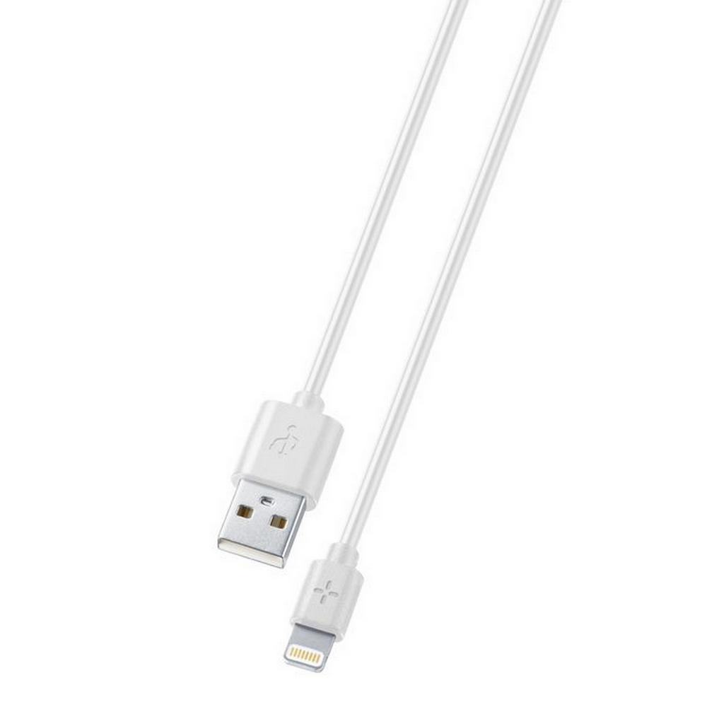 Cablu încărcare și sincronizare Cellularline MFI, Lightning/USB Type-A, 1m, Alb