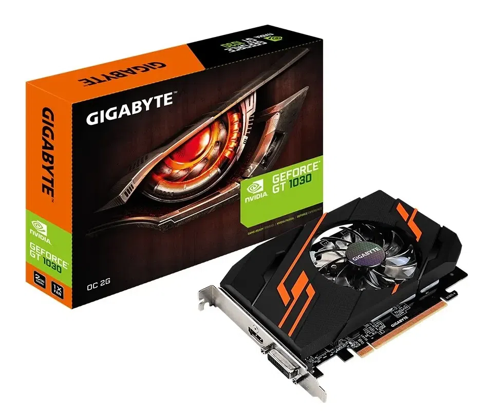 Видеокарта Gigabyte GV-N1030OC-2GI, 2ГБ GDDR5 64бит