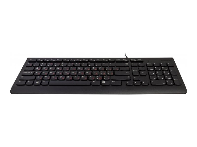 Set Tastatură + Mouse Lenovo 300 USB Combo, Cu fir, Negru