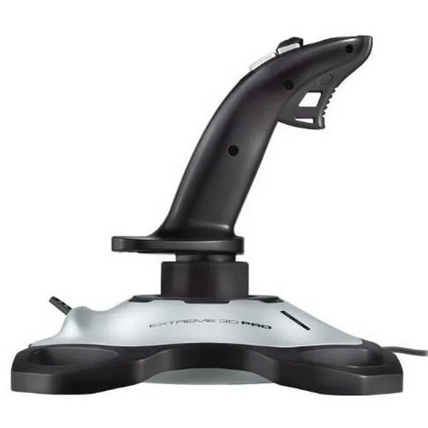 Joystick pentru jocuri Logitech Extreme 3D Pro, Argintiu