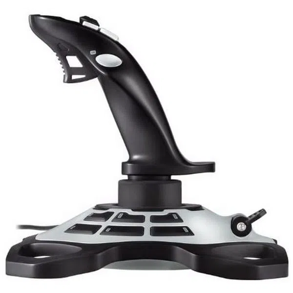 Joystick pentru jocuri Logitech Extreme 3D Pro, Argintiu