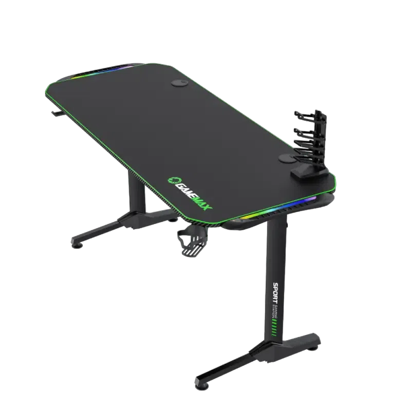Игровой стол Gamemax D140-Carbon RGB, Чёрный
