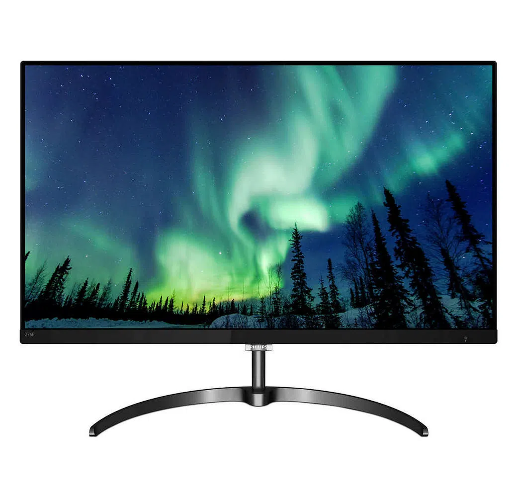 27" Стильный Монитор PHILIPS 276E8VJSB, IPS 3840x2160 4K-UHD, Чёрный