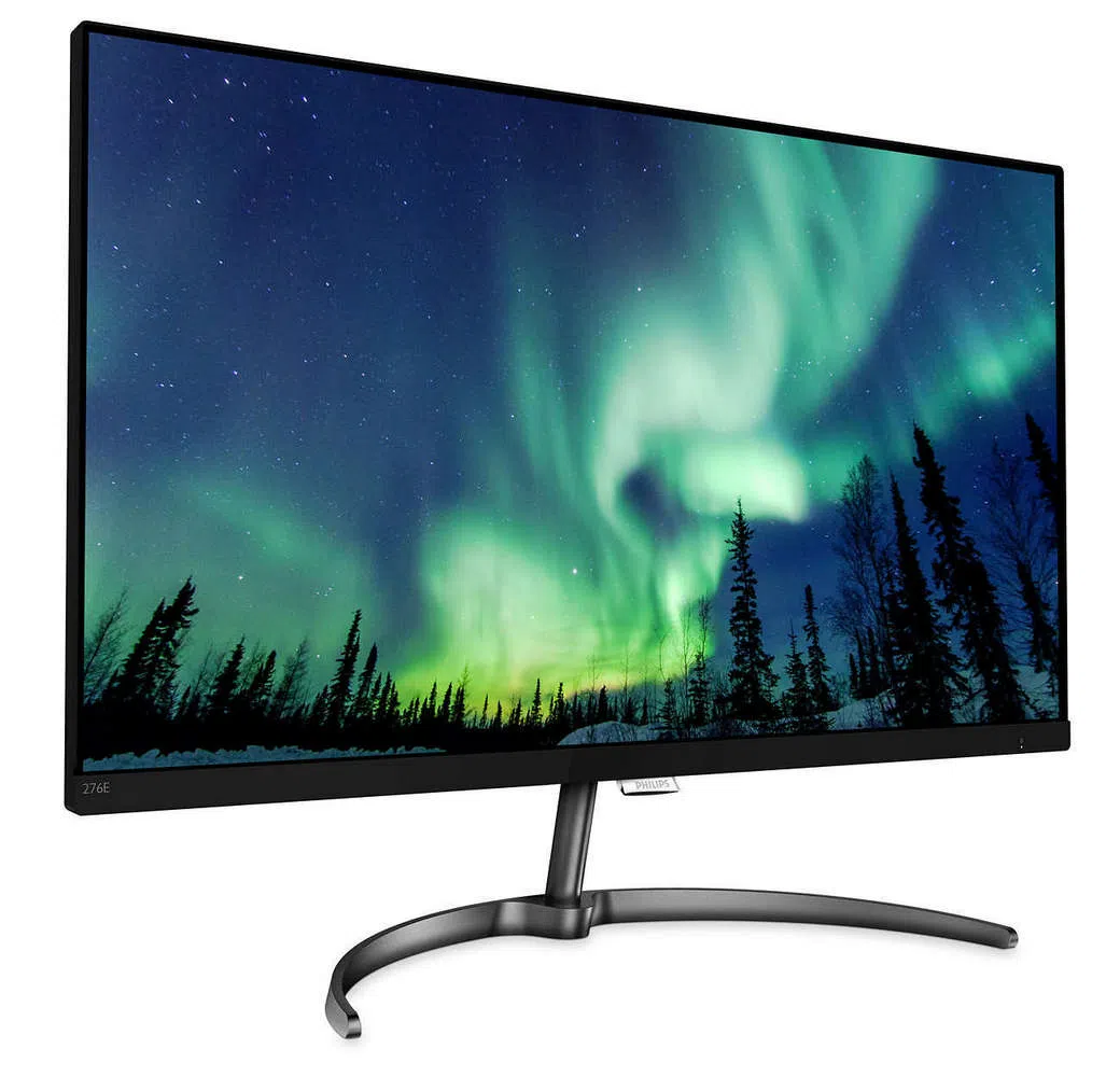 27" Стильный Монитор PHILIPS 276E8VJSB, IPS 3840x2160 4K-UHD, Чёрный