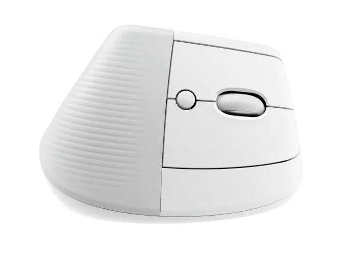 Mouse Wireless Logitech Lift Vertical, Alb