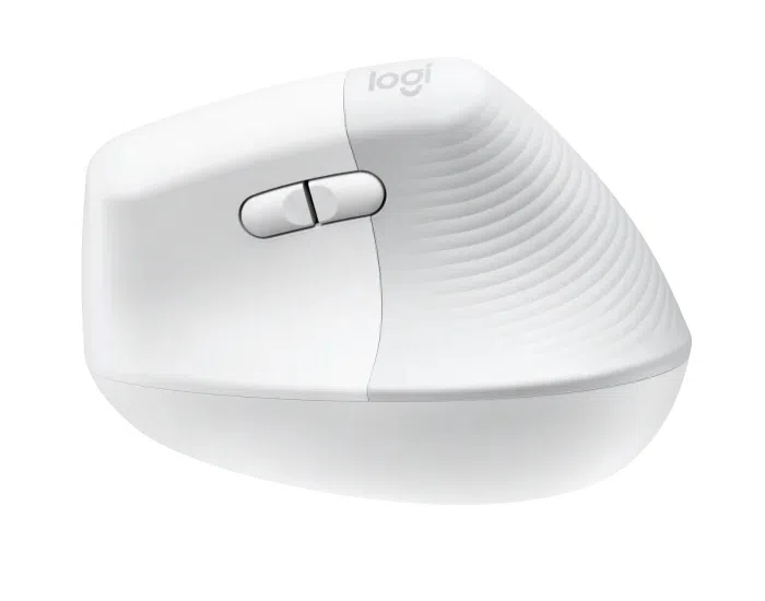 Mouse Wireless Logitech Lift Vertical, Alb