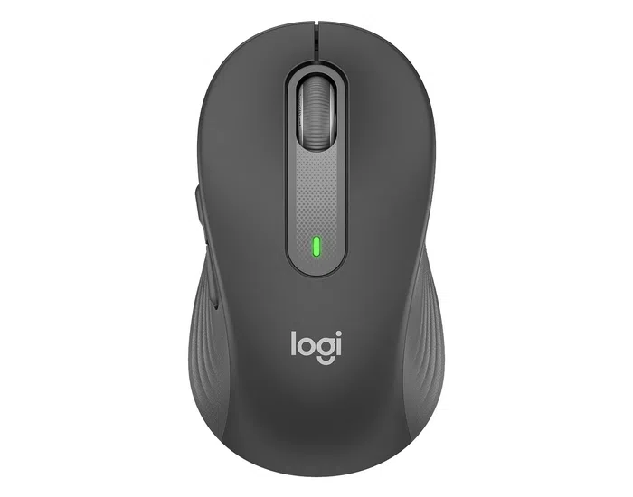 Wireless Mouse Logitech M650 Signature, Optical, 400-4000 dpi, 5 buttons, 1xAA, 2.4GHz/BT, Black