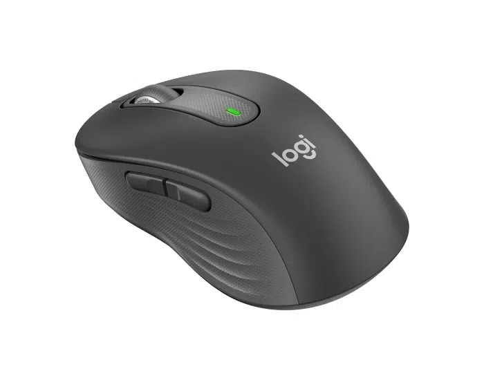 Wireless Mouse Logitech M650 Signature, Optical, 400-4000 dpi, 5 buttons, 1xAA, 2.4GHz/BT, Black