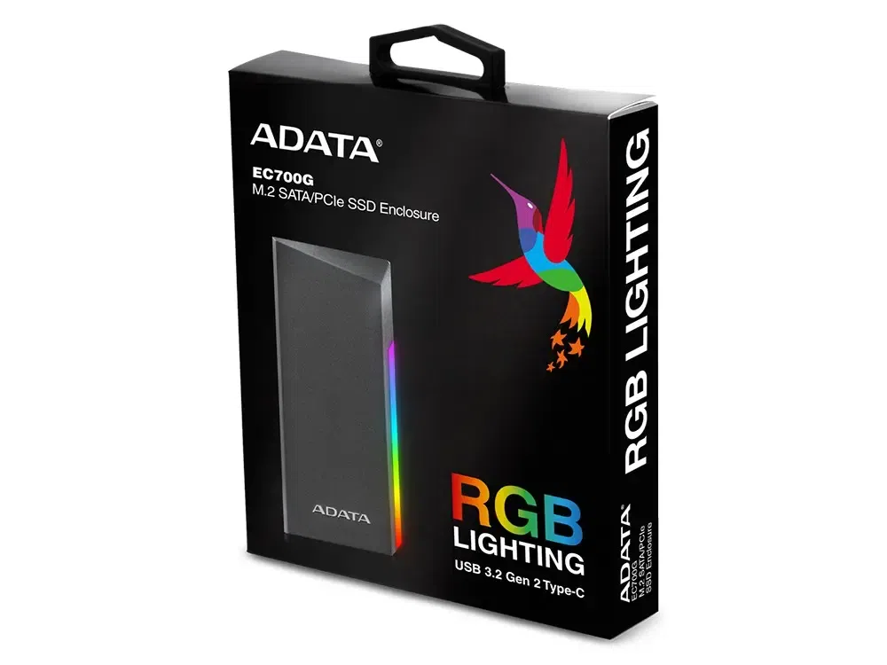 Внешний корпус для SSD ADATA EC700G, AEC700GU32G2-CGY