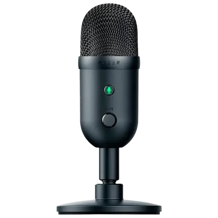 Игровой Микрофон RAZER Seiren V2 X, Проводной аналоговый, Чёрный