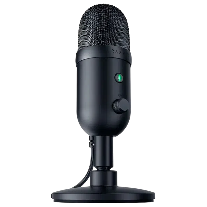 Игровой Микрофон RAZER Seiren V2 X, Проводной аналоговый, Чёрный