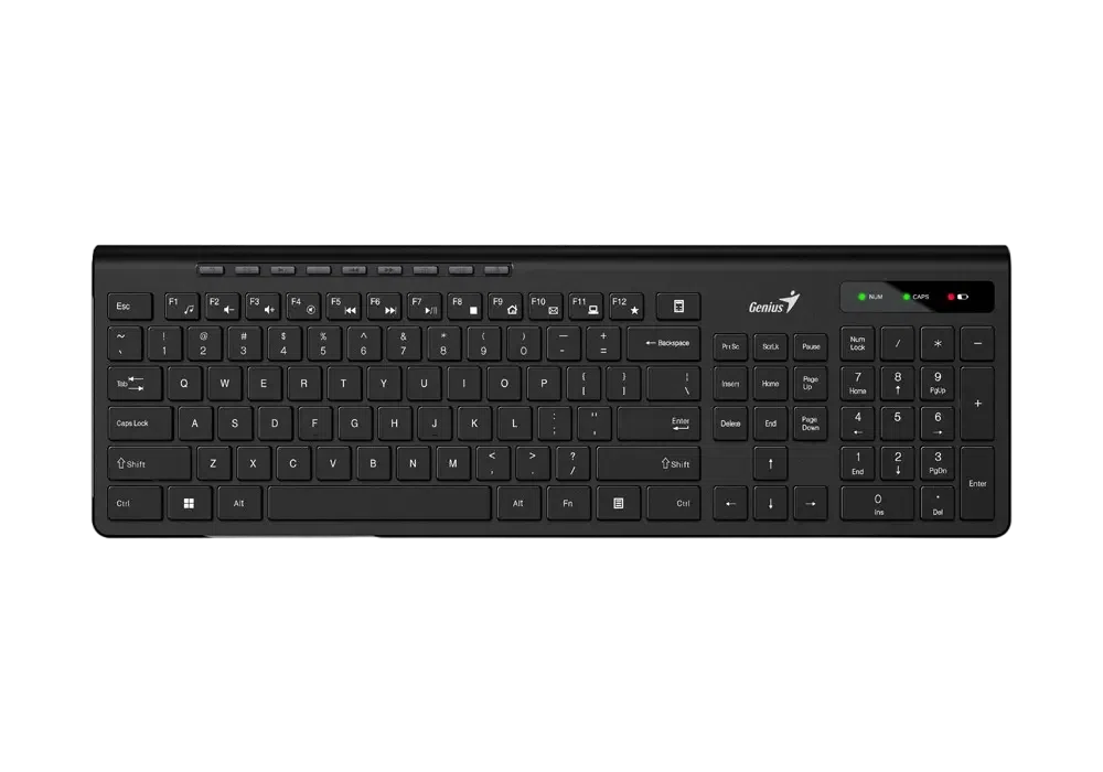 Tastatură Genius SlimStar 7230, Fără fir, Negru