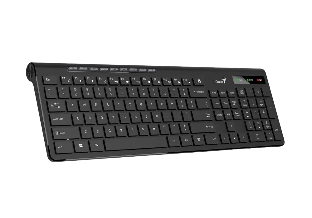 Tastatură Genius SlimStar 7230, Fără fir, Negru