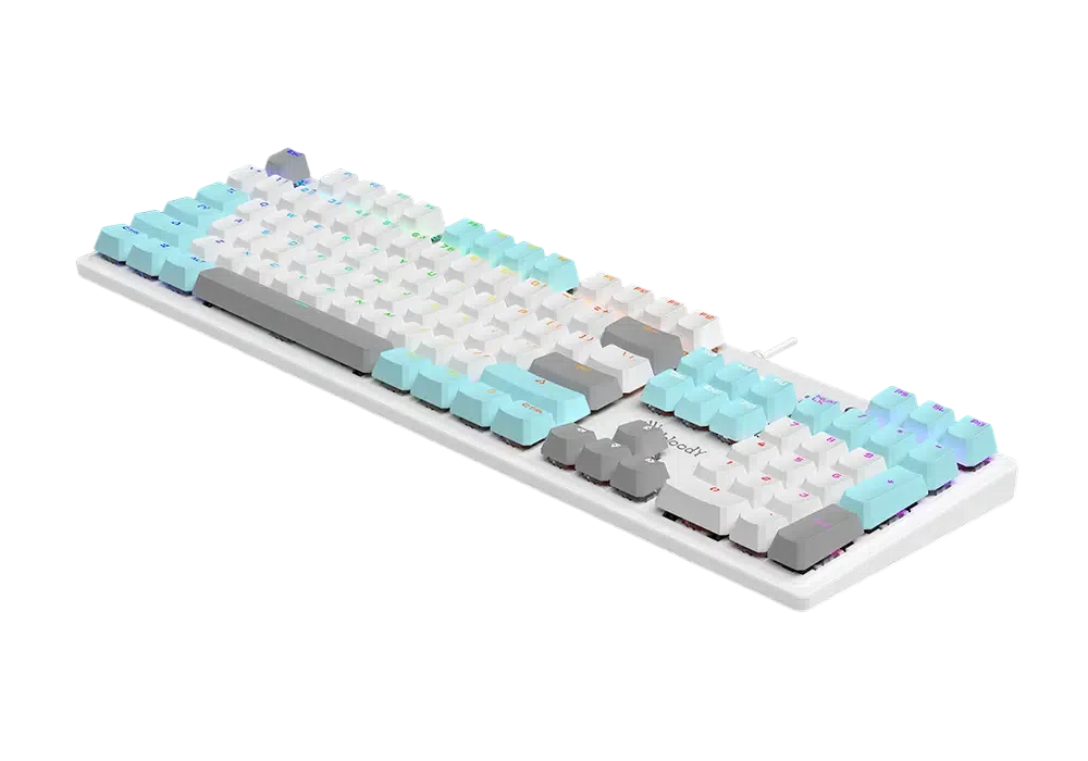 Tastatură Bloody S510R, Cu fir, White