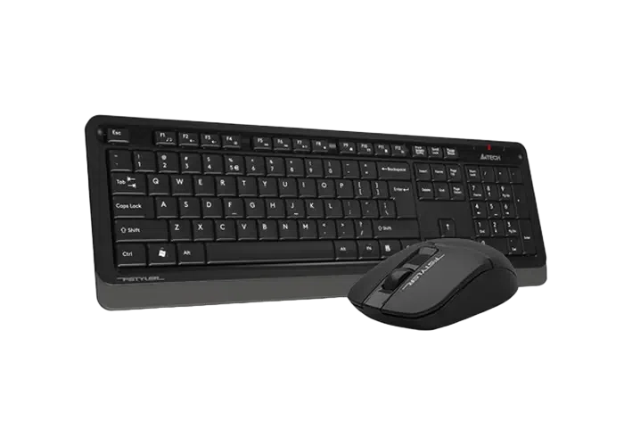 Set Tastatură + Mouse A4Tech FG1012S, Fără fir, Negru