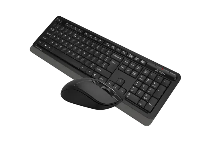 Set Tastatură + Mouse A4Tech FG1012S, Fără fir, Negru