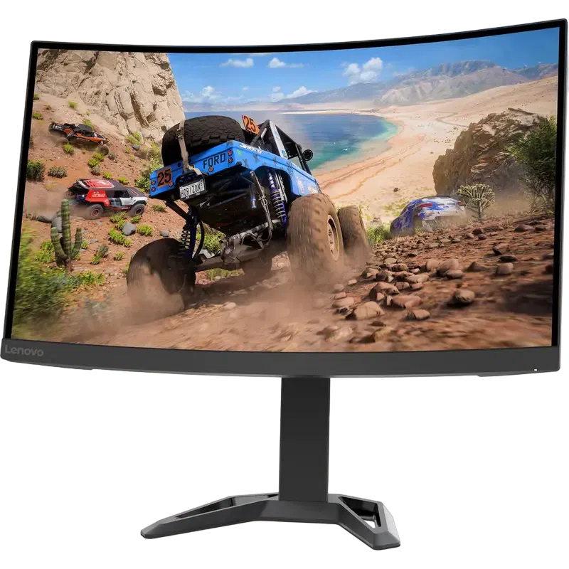 27" Monitor Gaming Lenovo G27qc-30, VA 2560x1440 WQHD, Negru