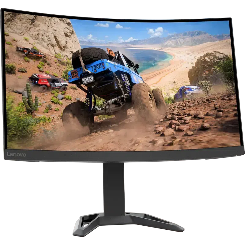 27" Игровой монитор Lenovo G27qc-30, VA 2560x1440 WQHD, Чёрный