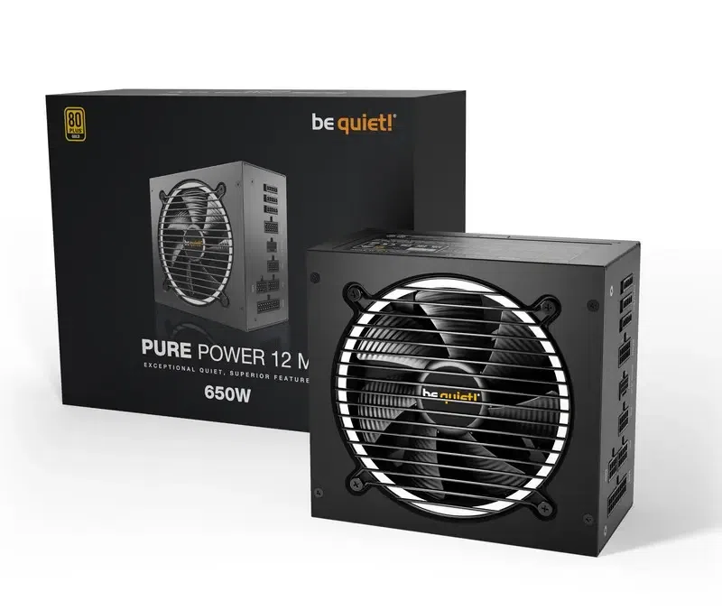 Sursă Alimentare PC be quiet! PURE POWER 12 M, 650W, ATX, Complet modular