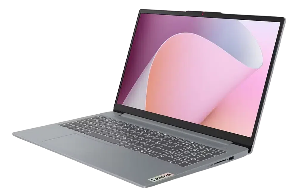 Ноутбук 15,6" Lenovo IdeaPad Slim 3 15AMN8, Arctic Grey, AMD Ryzen 5 7520U, 8Гб/512Гб, Без ОС