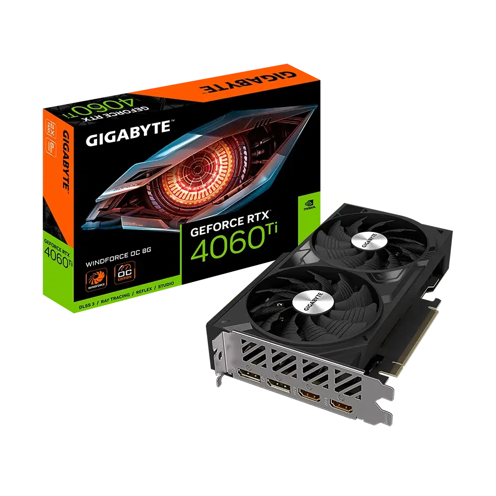 Видеокарта Gigabyte GV-N406TWF2OC-8GD, 8GB GDDR6 128бит (GV-N406TWF2OC-8GD)