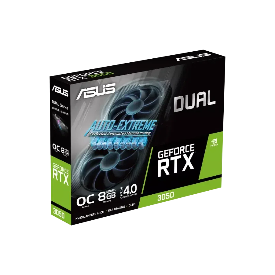 Placă Video ASUS DUAL-RTX3050-O8G-V2, 8GB GDDR6 128bit (DUAL-RTX3050-O8G-V2)